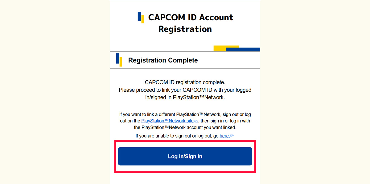 CAPCOM ID | Зарегистрировать CAPCOM ID во время игры